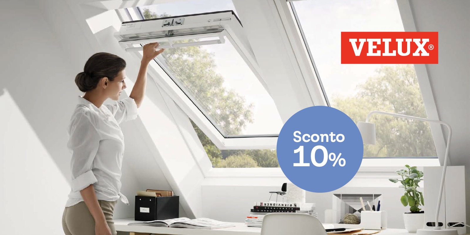 Promozione ufficiale VELUX — Sconto 10% installatore VIP